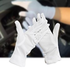 Adult White Formal Gloves Men Tuxedo Guard Parade Santa 22 Inspection sale K9E5