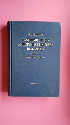 148228 Friedrich von Müller TASCHENBUCH DER MEDIZINISCH-KLINISCHEN DIAGNOSTIK