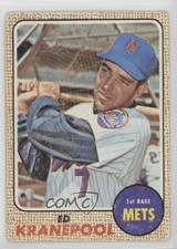 1968 Topps Ed Kranepool #92 0b3
