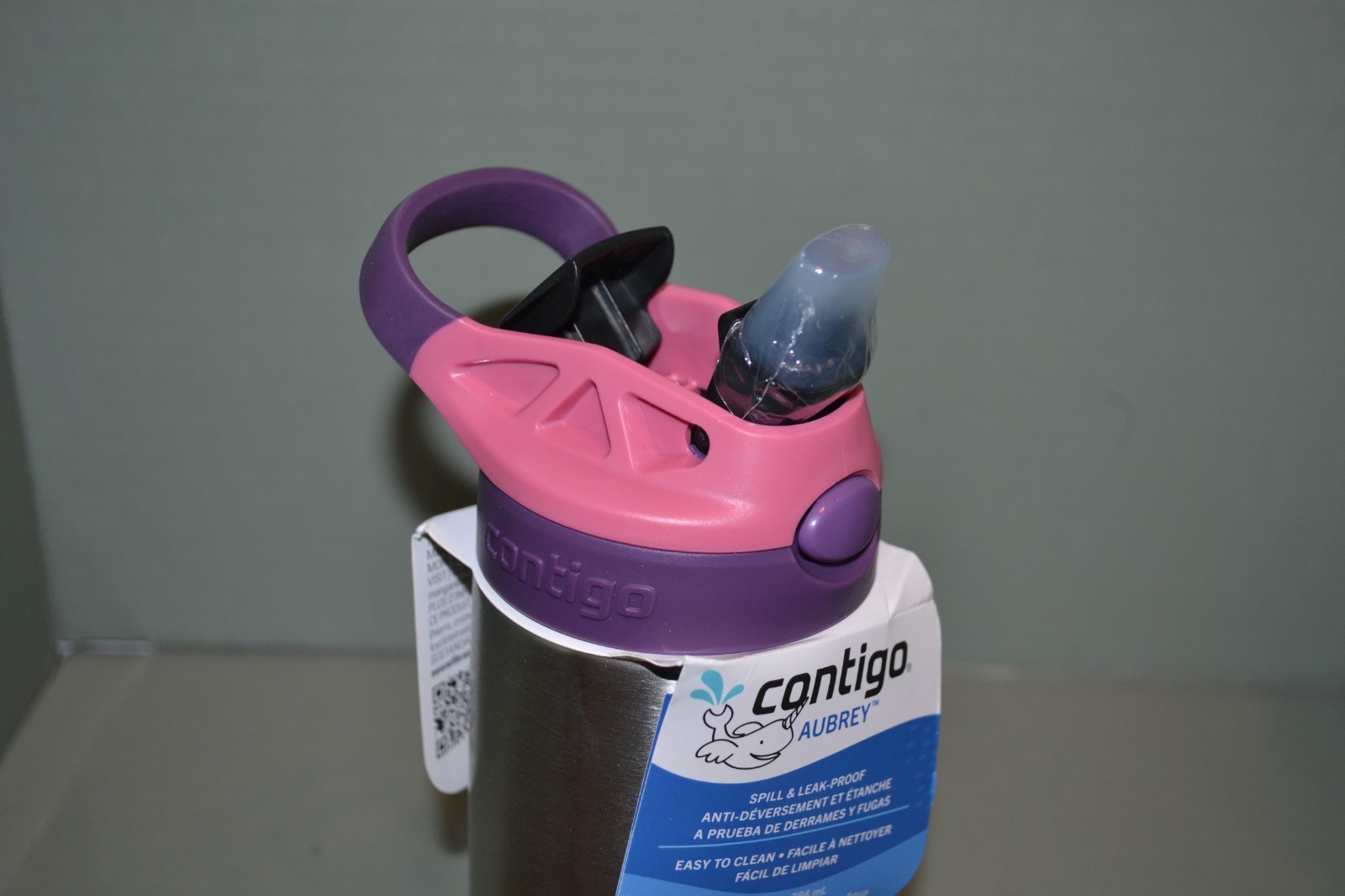 Contigo Kids AUTOSPOUT Insulated Water Bottle 13 Ounce Eggplant Punch