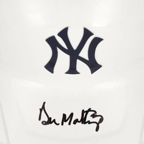 Casco de bateo réplica profesional Rawlings cromado firmado por Don Mattingly New York Yankees Foto 2 de 2