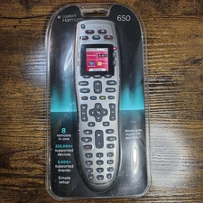 Logitech Harmony 650 Universal Color Screen Remote - Silver