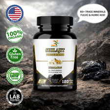 Himalayan Premium Pure Shilajit 120 Caps, IMPROVES VIGOR VITALITY USA
