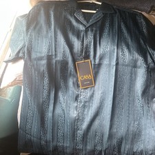 Casa Moda Blue Design Button Up