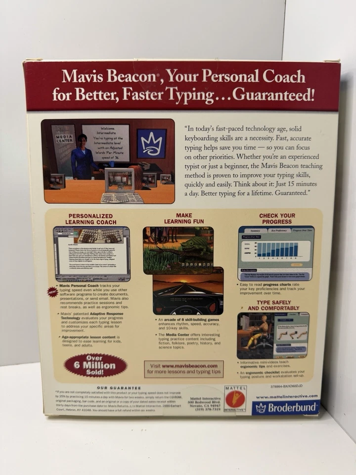 Mavis Beacon Teaches Typing Deluxe Version 11 PC Software – Factory Sealed - Image 2 of 3