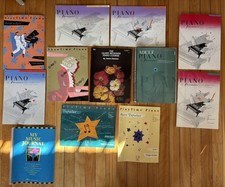 Lot of 12 Piano Lesson Instruction Books   El...