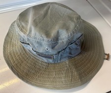 Columbia Made in USA Omni-Shade Sun Unisex Medium M Bucket Hat Grey Gray RN69724