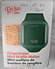 RISE By Dash GINGERBREAD WAFFLE MAKER ** New ...