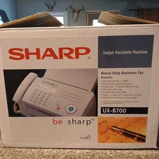 Sharp UX-B700 Large-Capacity Business Inkjet Fax Machine Facsimile. New!