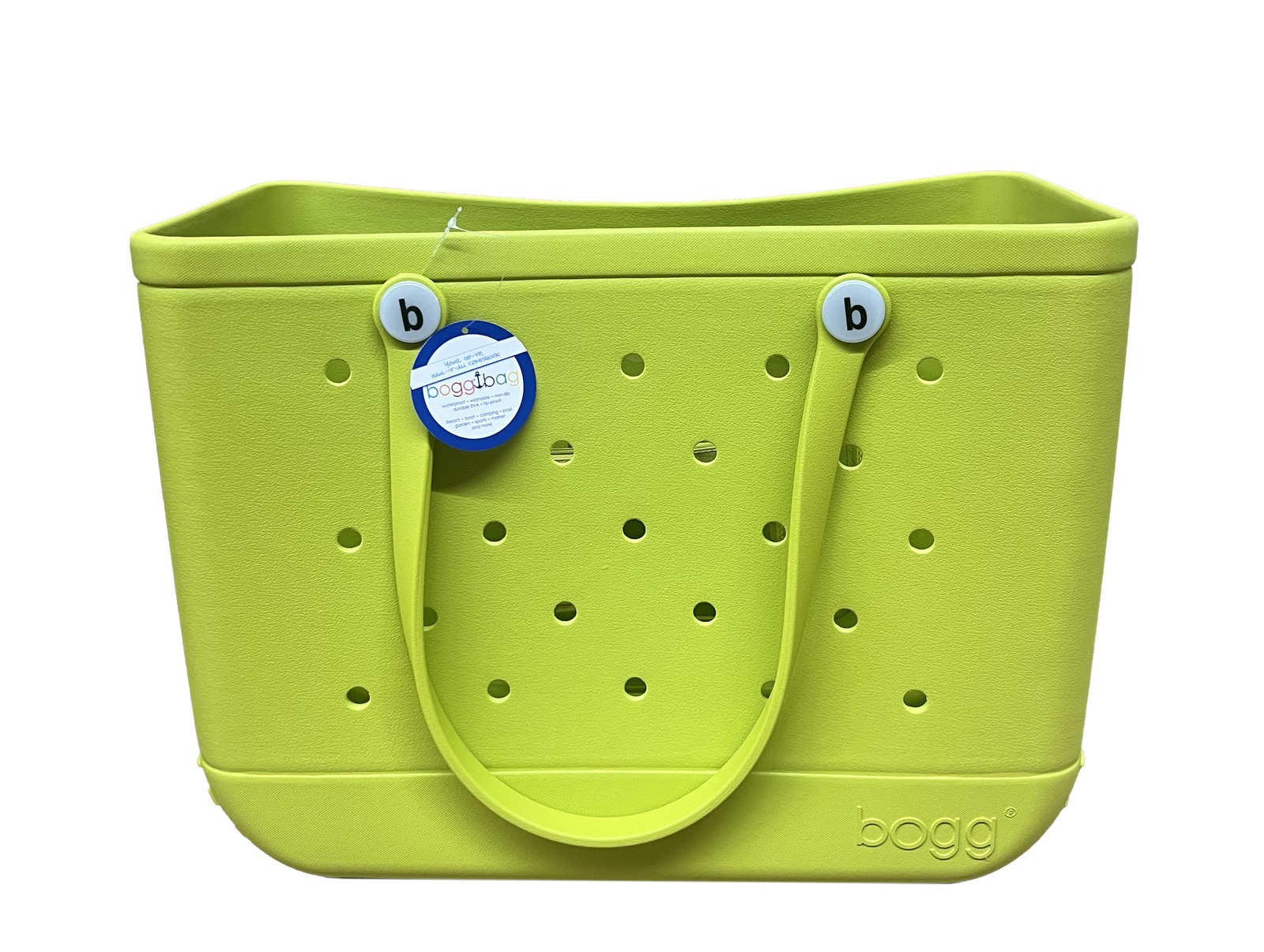 Bogg Bag Original Tote Bag, Green Apple, Large thumbnail 2