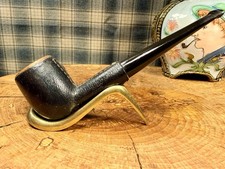 Euro Market: Savinelli - Jockey Club (#1014) - Black Leather Bound Estate Pipe
