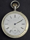 Antique A.W. Co Waltham Pocket Watch Runs 2614314 Coin Silver Case Parts