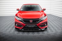 Maxton Design Frontlippe Passend FüR Honda Civic SI Mk10 Schwarz Hochglanz