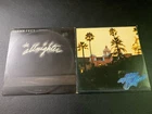 Eagles & Glenn Frey Lot Of 2 Vinyl Records Hotel California And The Allnighter