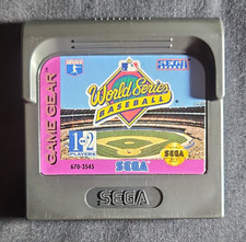 SEGA World Series Baseball Sega Game Gear Cartridge Multiplayer w/ Case