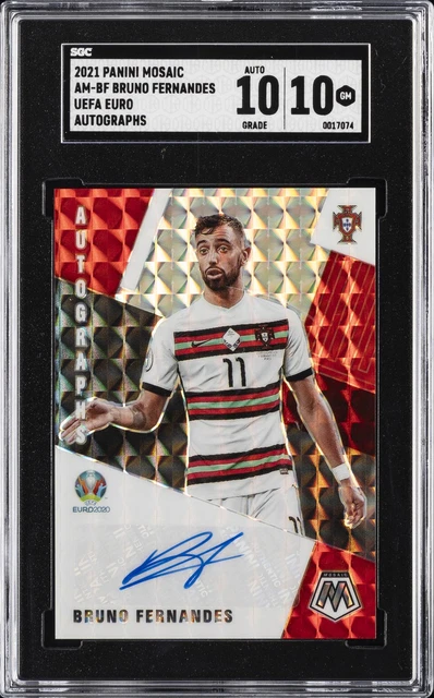 2020 PANINI MOSAIC UEFA EURO 2020 AUTOS MOSAIC #BF BRUNO FERNANDES SGC 10 GM