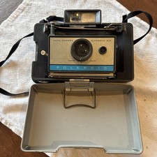Vintage Polaroid Automatic 210 Land Camera with Case