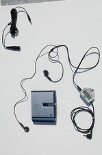 JVC XM PJ1 BU Minidisc Portable Player For Parts Untested needs charger.