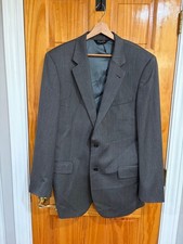 Jos A Bank Signature Collection Gray Wool Blazer Sport Coat Mens L 42