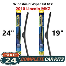 Rain-X Longitude Windshield Wiper Kit fits: 2010 Lincoln MKZ (24" & 19")
