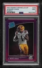 2021 Panini Chronicles Draft Picks Purple 40/49 Ja'Marr Chase PSA 9 MINT 8uc