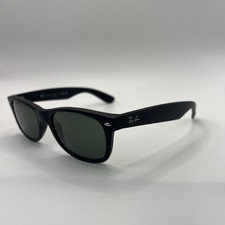 Ray-Ban RB2132 New Wayfarer 622 Matte Black Sunglasses 52-18-145 Black Lenses