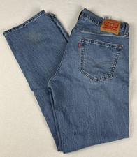 Levi's 559 Relaxed Straight Jeans Mens Size 33x32 Blue Medium Wash Denim Pants