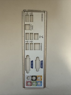 HP I/O Shield für Pro 3130 MT Desktop Mainboards 588488-001