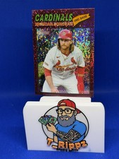 2026 Topps Heritage - Brendan Donovan Chrome Burgundy Sparkle Refractor St Louis
