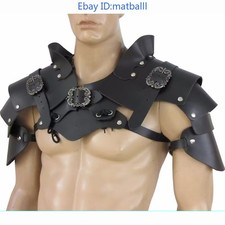 Medieval Viking Warrior Pauldron Shoulder Armor Cosplay LARP Renaissance Costume
