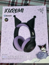 Razer Kraken Kitty V2 BT Kuromi Edition Wireless Bluetooth RGB Headset Black Pu
