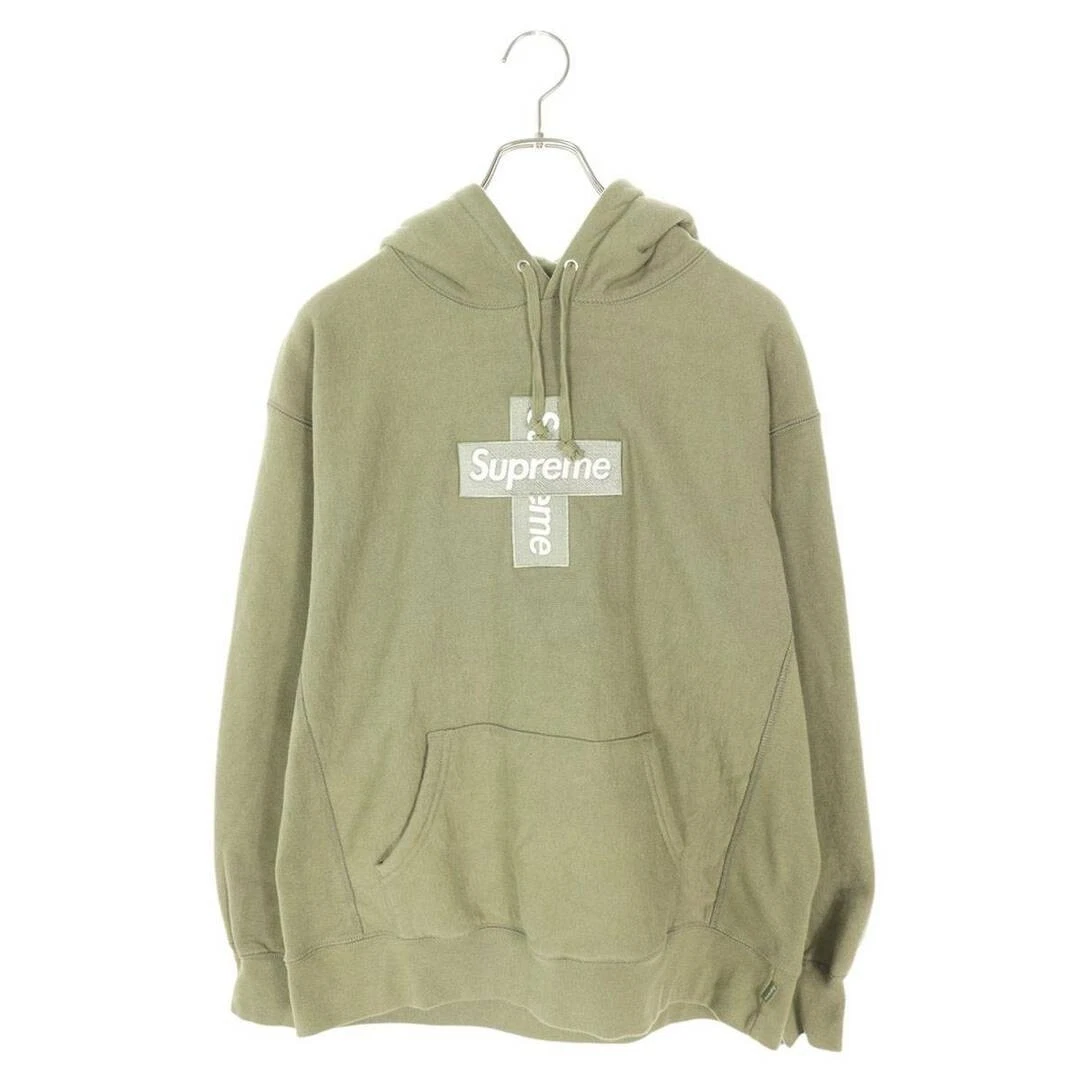 Felpa con cappuccio Supreme 20AW Cross Box logo uomo M usata 56988dc2d96c0e9