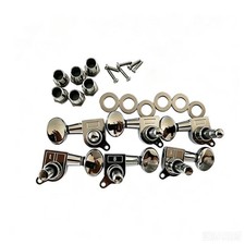 Chrome 3R3L Electric/Acoustic Guitar Tuning Pegs Tuners Machine Heads Heavy Duty