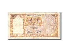 [#114003] Banknote, Algeria, 1000 Francs, 1949, 1949-11-28, KM:107a, VF(20-25)