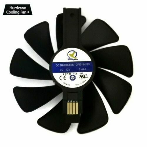 Cooling Fan For Sapphire NITRO RX480 RX470 GPU CF1015H12D HQ 95 mm - Bild 10 von 10