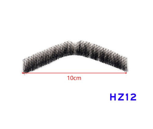 black and Brown Men's Fake Beard 100% Human Hair Face Beard Makeup film props - 第 26/29 張圖片