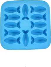 Fairly Odd Novelties Blue Fish Ice Cube Tray, One Size, Lot, Overstock