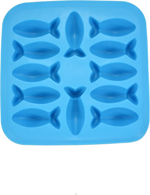Fairly Odd Novelties Blue Fish Ice Cube Tray, One Size, Lot, Overstock