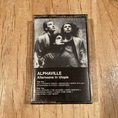 Alphaville  Afternoons In Utopia CASSETTE TAPE 1st US issue NEW erasure ultravox