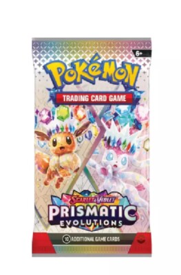 Pokemon Prismatic Evolutions Booster Pack IN HAND