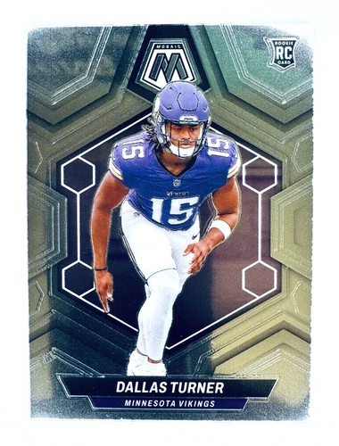 2024 Mosaic Football DALLAS TURNER #317 RC Rookie Base - Minnesota Vikings
