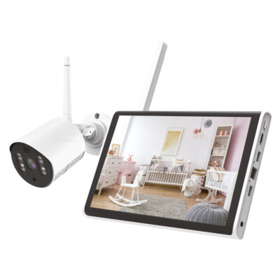 Megasat HS 260 Kameraset IP 3.0 MP PVR Videoüberwachung Funk Überwachungssystem 