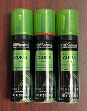 (3-Pack) TRESemme FLAWLESS CURLS Pro Quality 24H Hold Styling MOUSSE Travel Size
