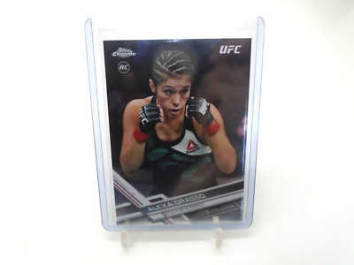 2017 TOPPS CHROME UFC #85 ALEXA GRASSO ROOKIE RC
