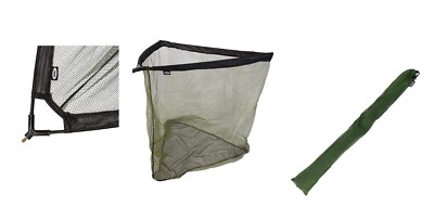 Unterfangkescher Karpfenkescher Großfischkescher 36'' V Block und Stink Bag