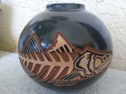 Enmanuel Maldonado Pottery Vessel with Fish Nicaraqua — photo 3