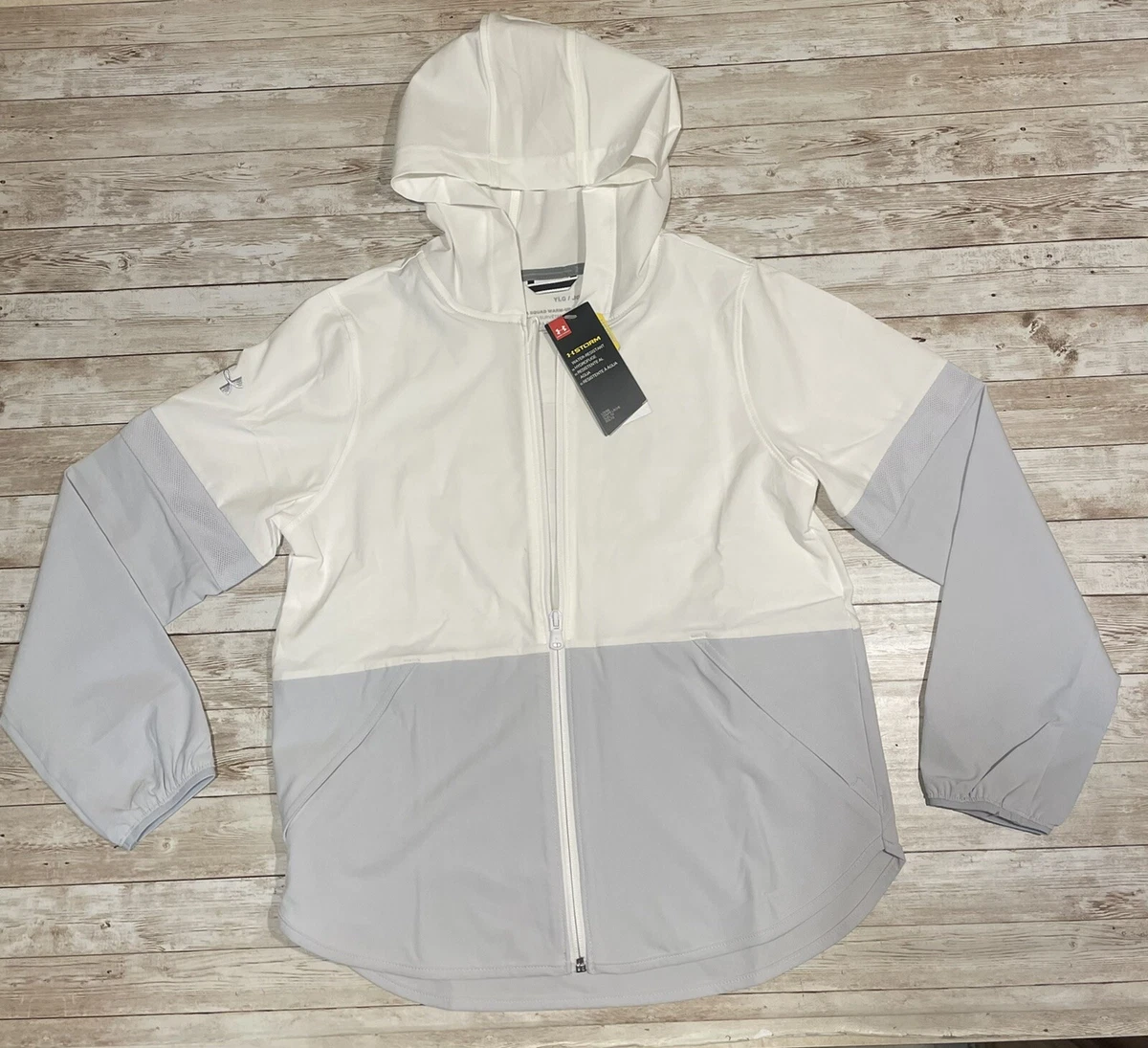 Under Armour Jacket Girls Youth Large Storm Water Resistant Jacket