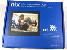Nix 8" Digital Frame X08E Hu-Motion Sensor, Plays Photos 720p HD Videos