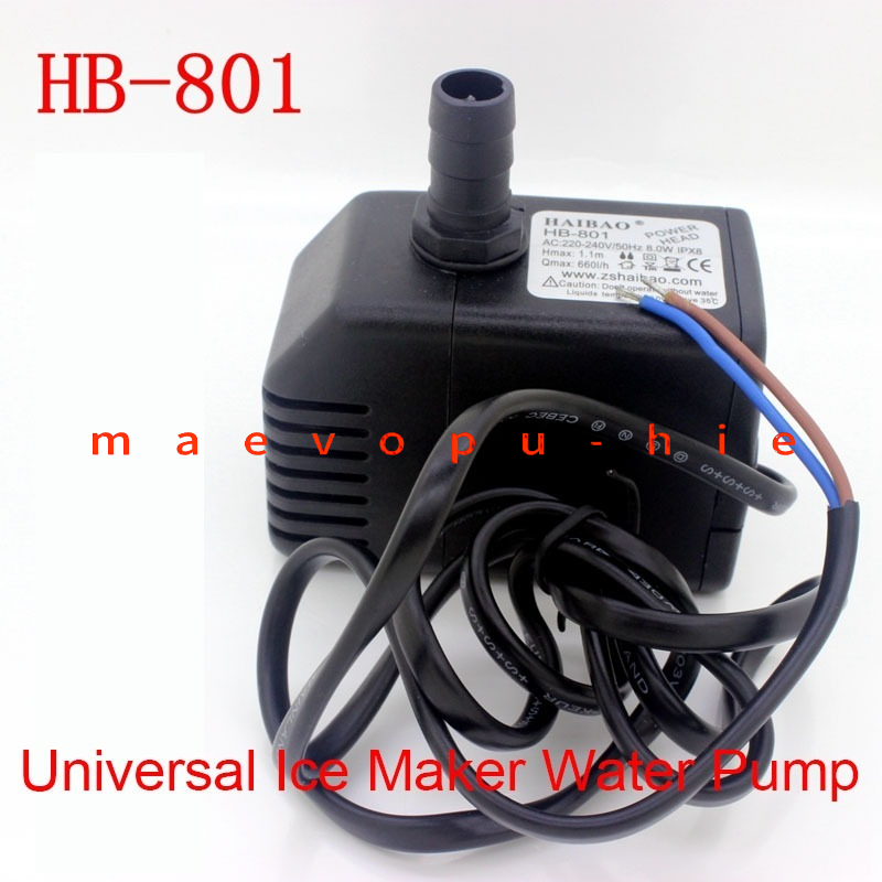 Ice Maker Water Pump, Ice Maker Inlet Pump, Flow Water Pump Motor HB