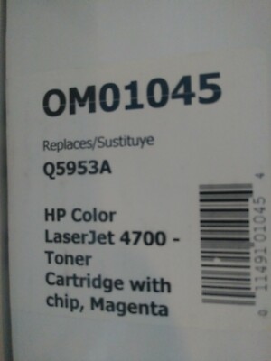 Q5953A, OM01045 HP color LaserJet Toner Cartridge Magenta OfficeMax